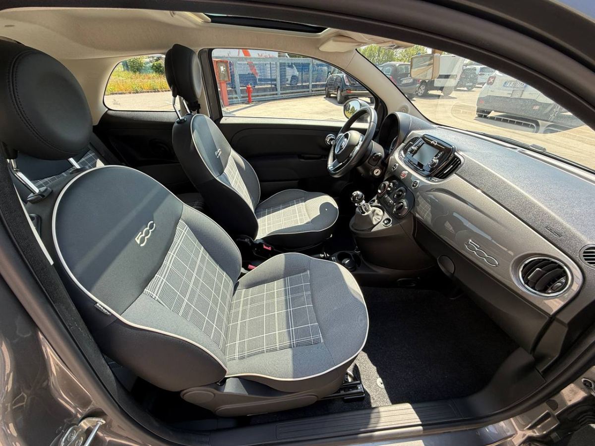 FIAT 500 1.2 LOUNGE 69CV MY18 2018 usata — foto 10