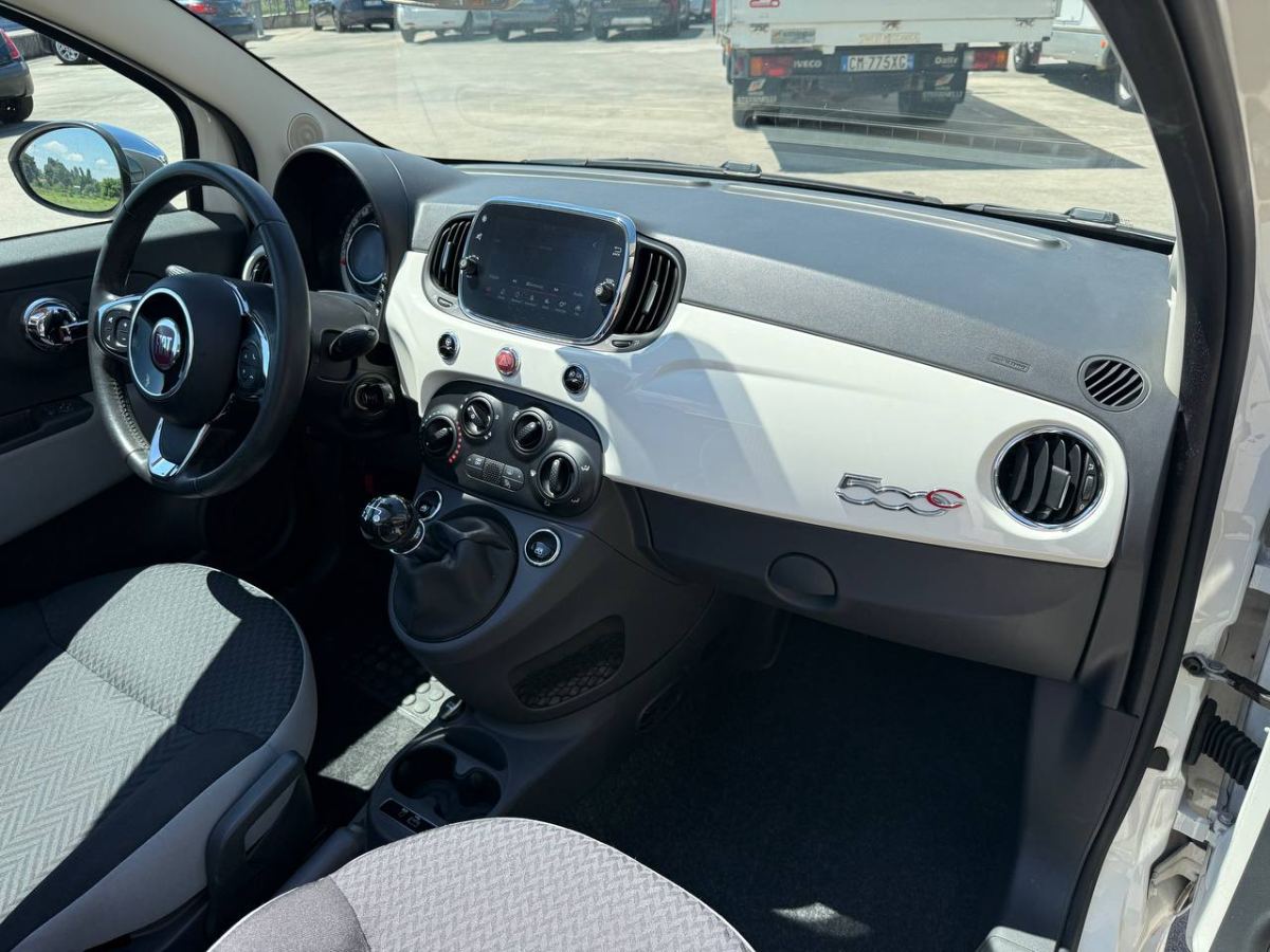 FIAT 500C 1.2 69CV MIRROR 2017 usata — foto 12