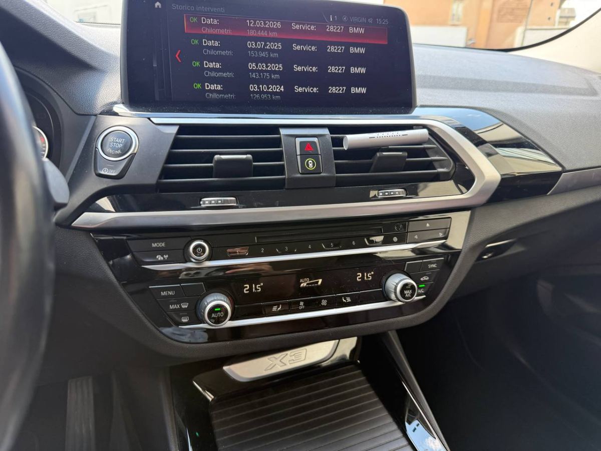 BMW X3 G01 XDRIVE 20D XLINE 190CV 2018 usata — foto 9