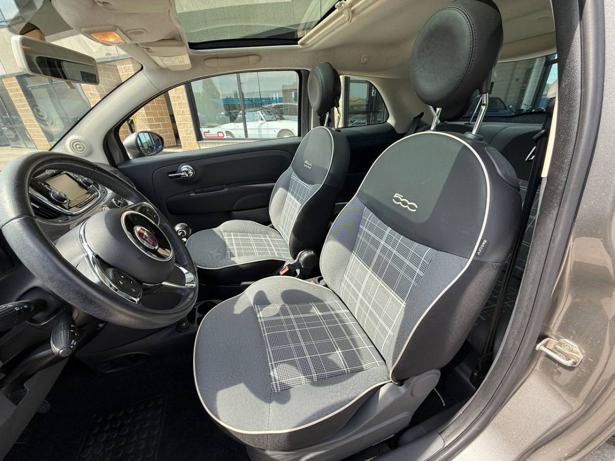 FIAT 500 1.2 69CV LOUNGE MY18 2017 usata — foto 9