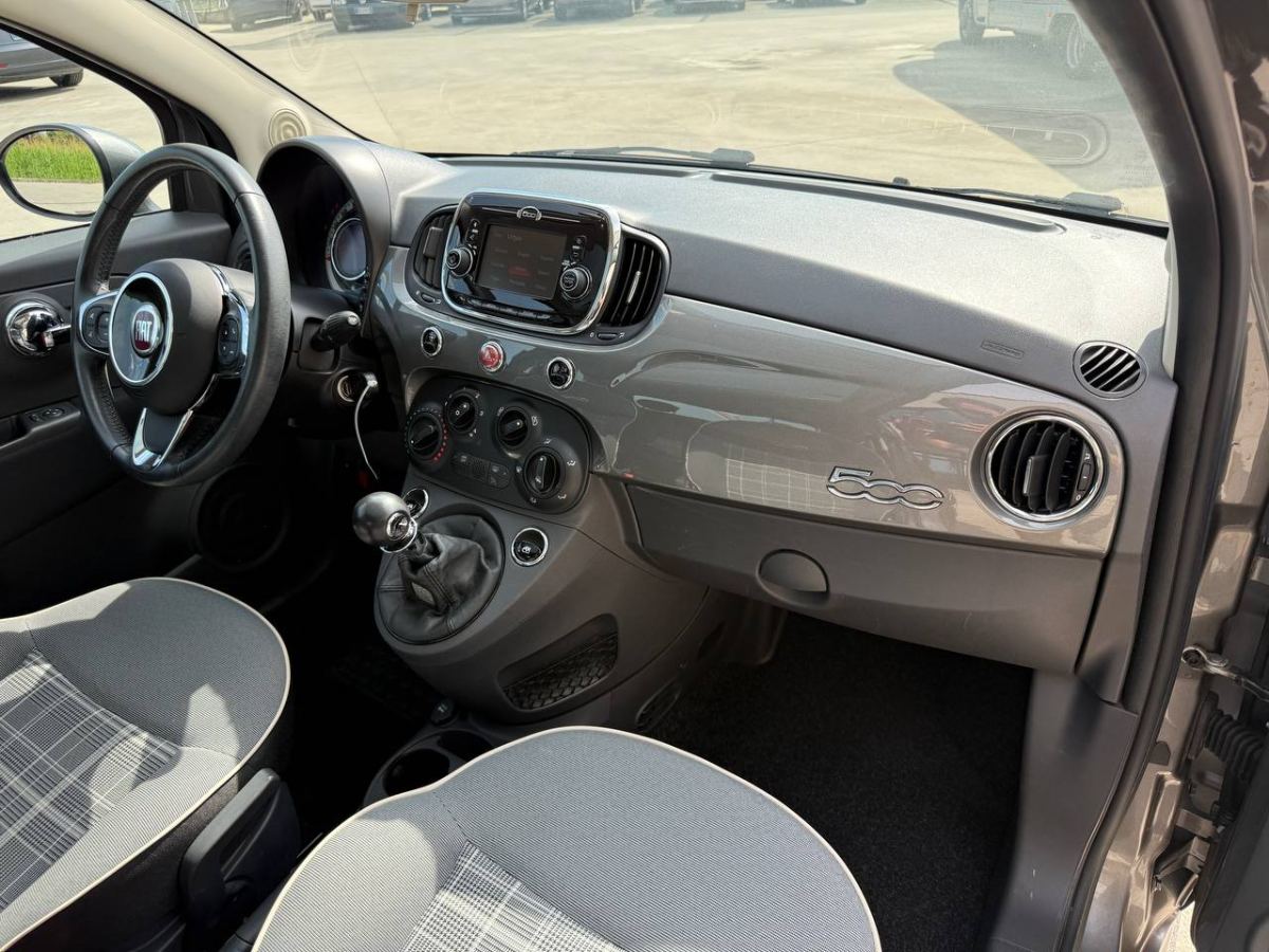 FIAT 500 1.2 69CV LOUNGE MY18 2017 usata — foto 10